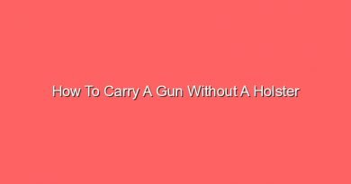 how to carry a gun without a holster 14690