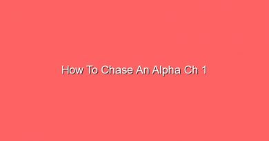 how to chase an alpha ch 1 13119