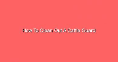 how to clean out a cattle guard 16350