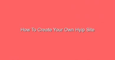 how to create your own hyip site 16419