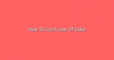 how to cut a line of coke 16422