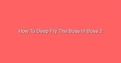 how to deep fry the boss in boss 2 16424