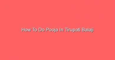 how to do pooja in tirupati balaji 16499