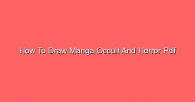 how to draw manga occult and horror pdf 16511