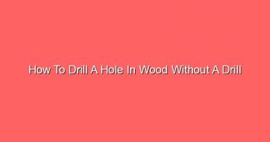 how to drill a hole in wood without a drill 14706