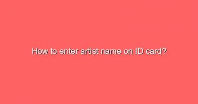 how to enter artist name on id card 9867