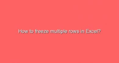 how to freeze multiple rows in excel 10736