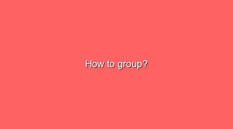 how to group 7995