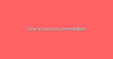 how to have a conversation 10784