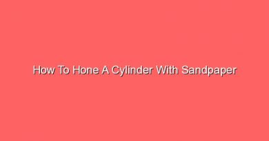 how to hone a cylinder with sandpaper 14715
