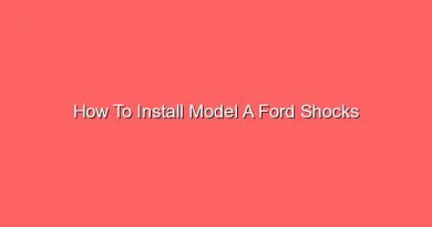how to install model a ford shocks 16767