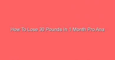 how to lose 30 pounds in 1 month pro ana 16820
