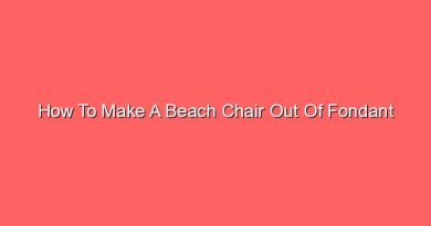 how to make a beach chair out of fondant 16839