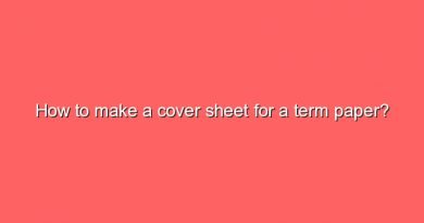 how to make a cover sheet for a term paper 5294