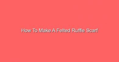 how to make a felted ruffle scarf 16851