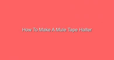 how to make a mule tape halter 13318