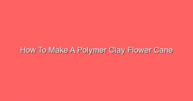 how to make a polymer clay flower cane 16871