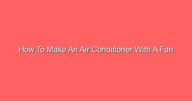 how to make an air conditioner with a fan 13613