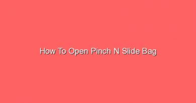 how to open pinch n slide bag 20619