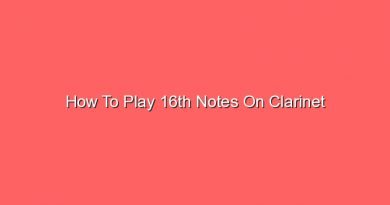 how to play 16th notes on clarinet 20642