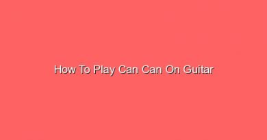 how to play can can on guitar 20648