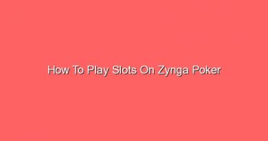 how to play slots on zynga poker 20668