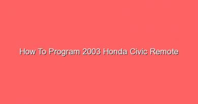 how to program 2003 honda civic remote 20714