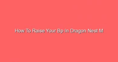 how to raise your bp in dragon nest m 20731