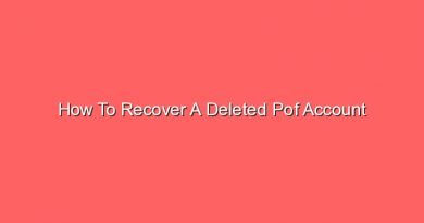 how to recover a deleted pof account 20741