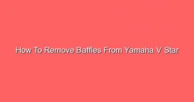 how to remove baffles from yamaha v star 20750