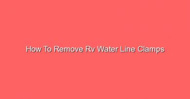 how to remove rv water line clamps 14738