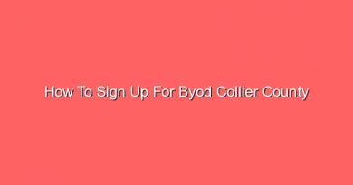 how to sign up for byod collier county 20816