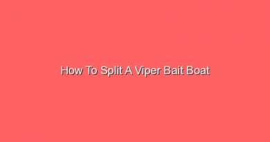 how to split a viper bait boat 20822