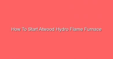how to start atwood hydro flame furnace 20841