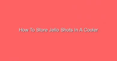 how to store jello shots in a cooler 20847