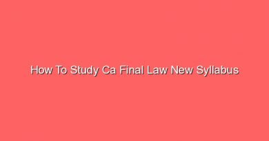 how to study ca final law new syllabus 12341