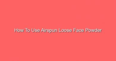 how to use airspun loose face powder 14052