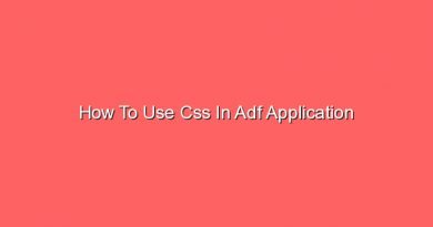 how to use css in adf application 20938