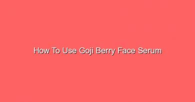 how to use goji berry face serum 20950