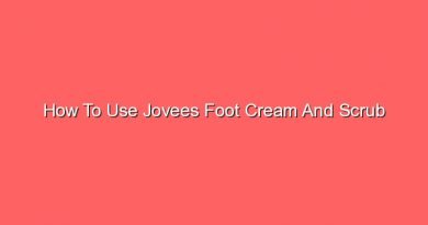 how to use jovees foot cream and scrub 20956