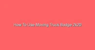 how to use moving truck badge 2k20 20964