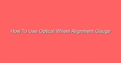 how to use optical wheel alignment gauge 2 20980