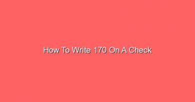 how to write 170 on a check 14733