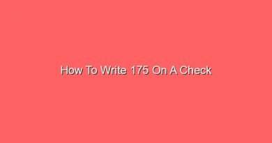 how to write 175 on a check 14746