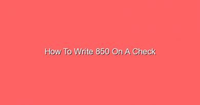 how to write 850 on a check 14056