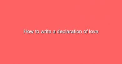 how to write a declaration of love 11777