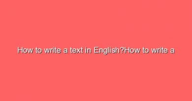 how to write a text in englishhow to write a text in english 10834