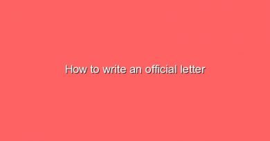 how to write an official letter 11155