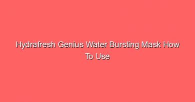 hydrafresh genius water bursting mask how to use 21045
