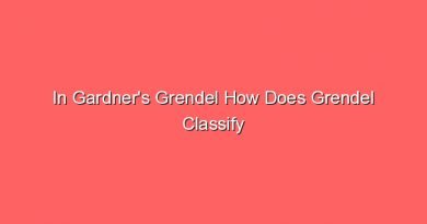 in gardners grendel how does grendel classify humans 13329
